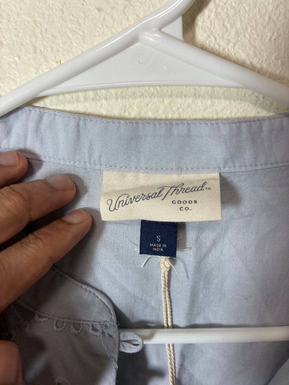 NWT Universal Thread Cotton Dress +Pockets Short Sleeve Gray Size Small MSRP $30 - Picture 4 of 6